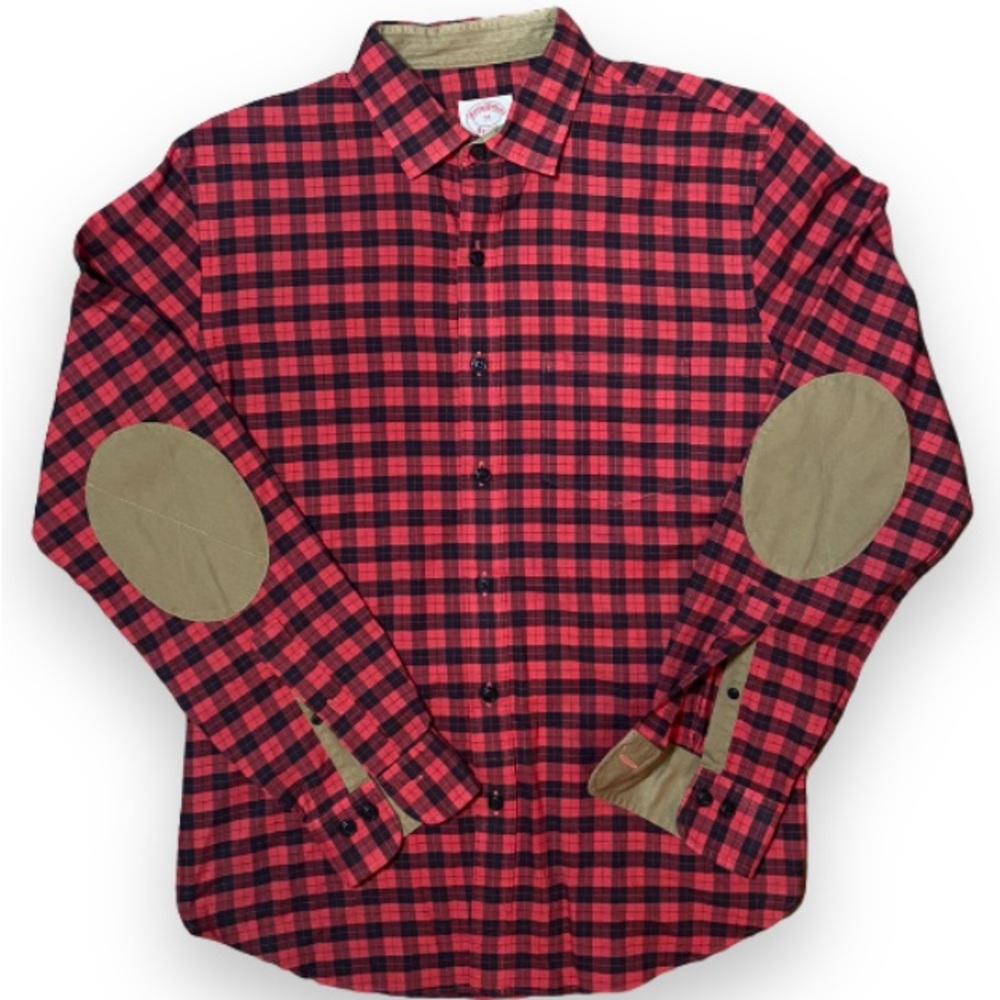 Brooks Brothers Red Flannel Print Shirt
